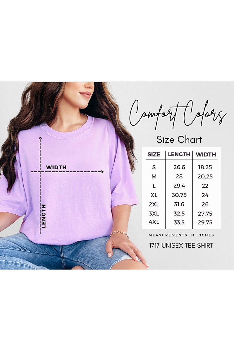 Black Be Happy Comfort Colors Adult Ring-Spun Cotton Tee