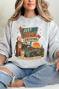 Just Keep Driving Heavy Blend Crew Sweatshirt product image 1