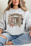 Worship Anyway Heavy Blend Crew Sweatshirt product image 1