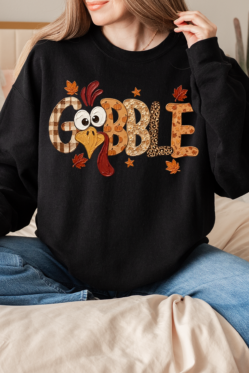 Gobble Season Heavy Blend Crew Sweatshirt product image 4