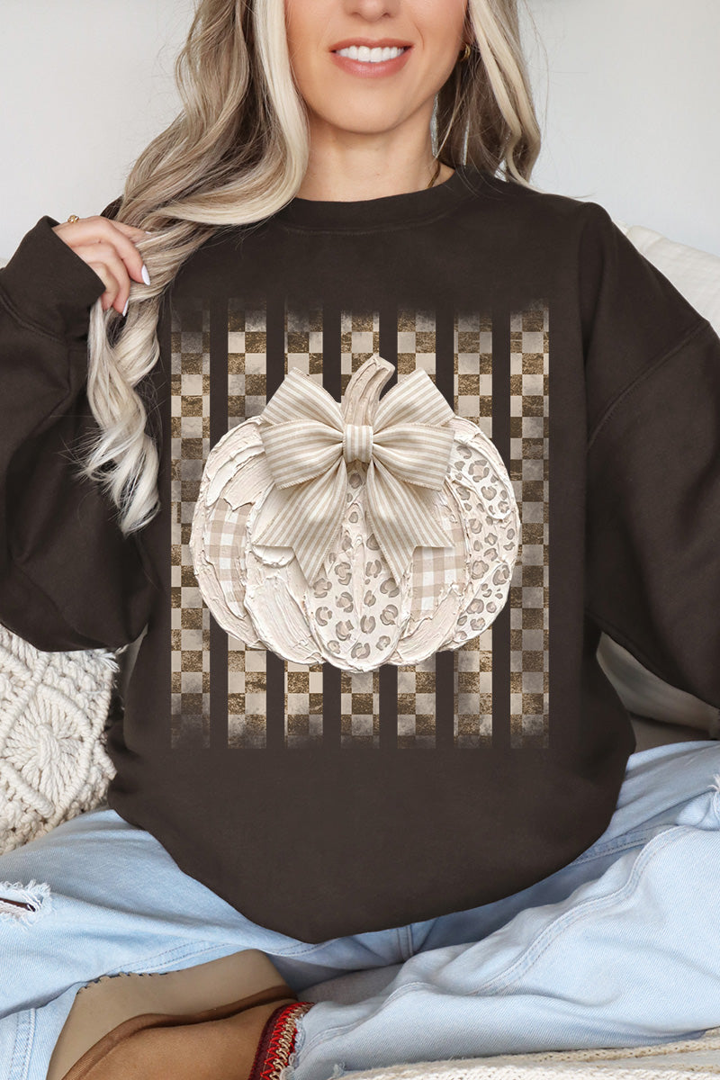 Painted Pumpkin Latte Heavy Blend Crew Sweatshirt product image 6