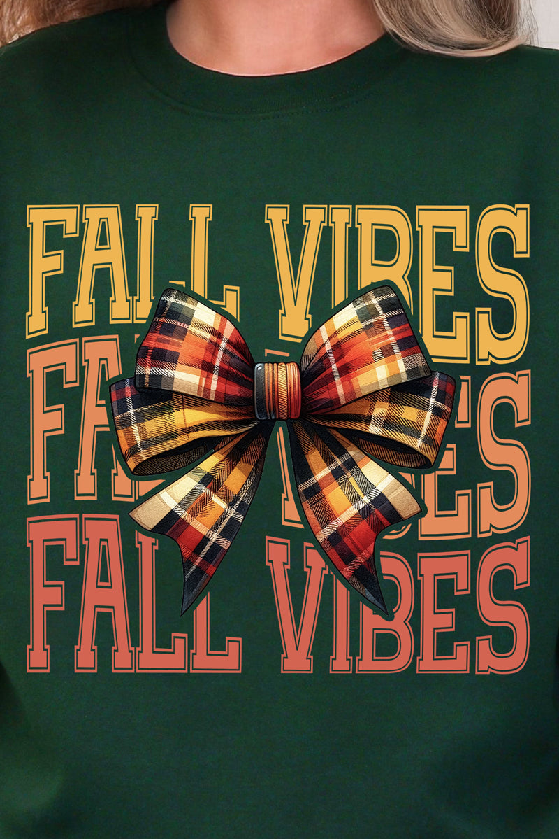 Plaid & Pretty Fall Vibes Heavy Blend Crew Sweatshirt product image 2
