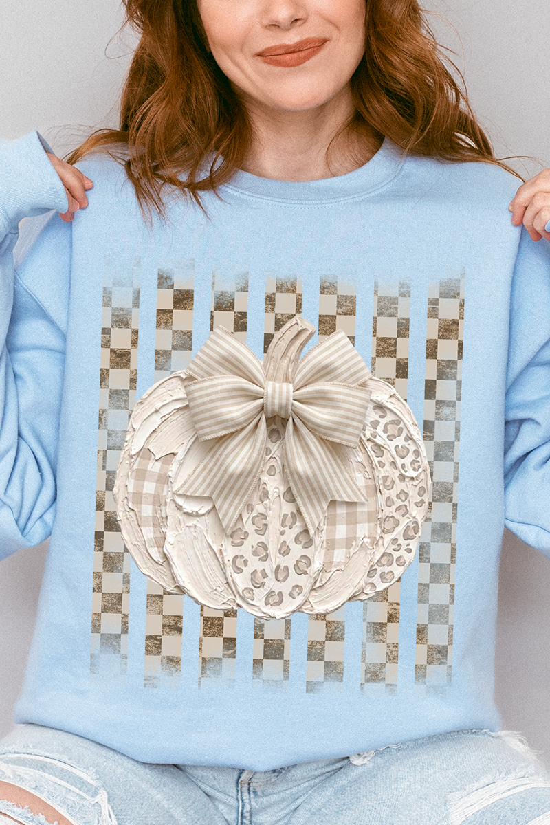 Painted Pumpkin Latte Heavy Blend Crew Sweatshirt product image 7