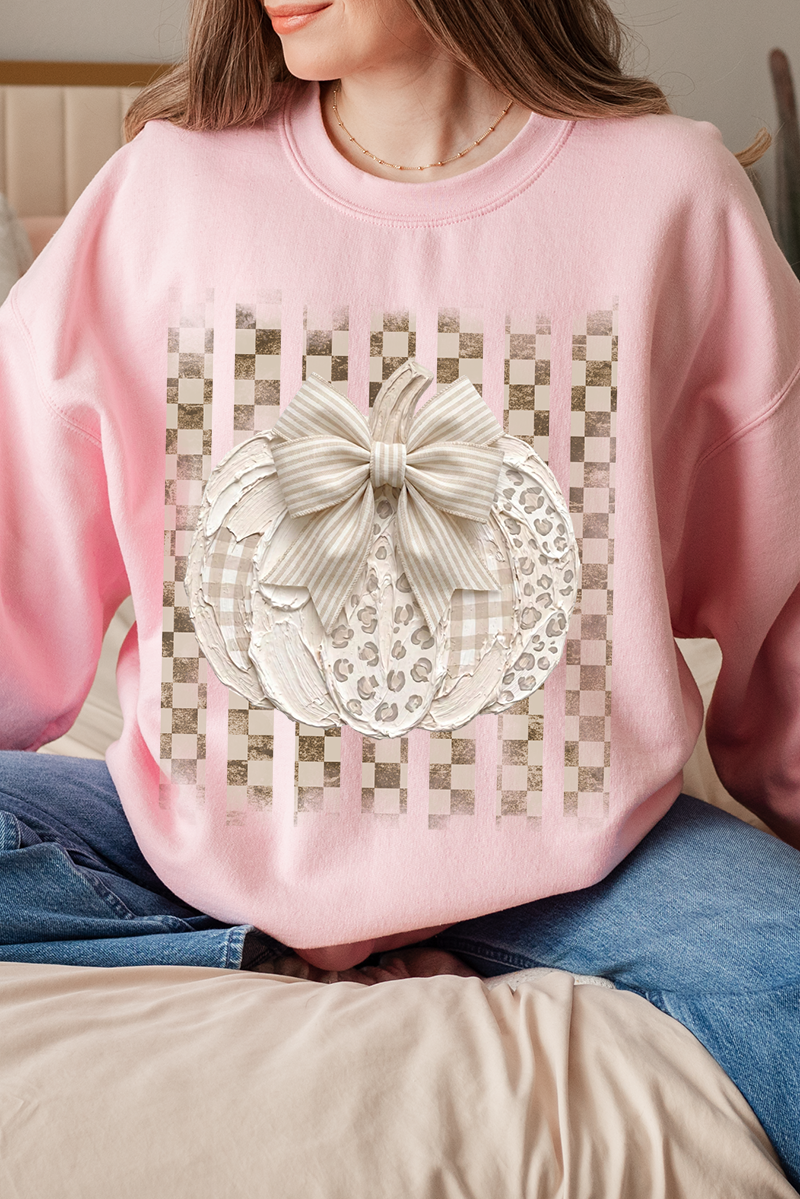Painted Pumpkin Latte Heavy Blend Crew Sweatshirt product image 8