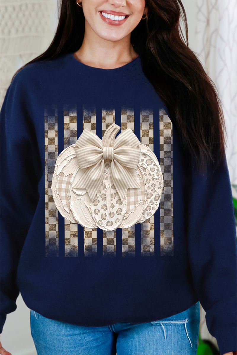 Painted Pumpkin Latte Heavy Blend Crew Sweatshirt product image 9