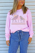 Faith Can Move Mountains Unisex Dri-Power Long-Sleeve 50/50 product image 1
