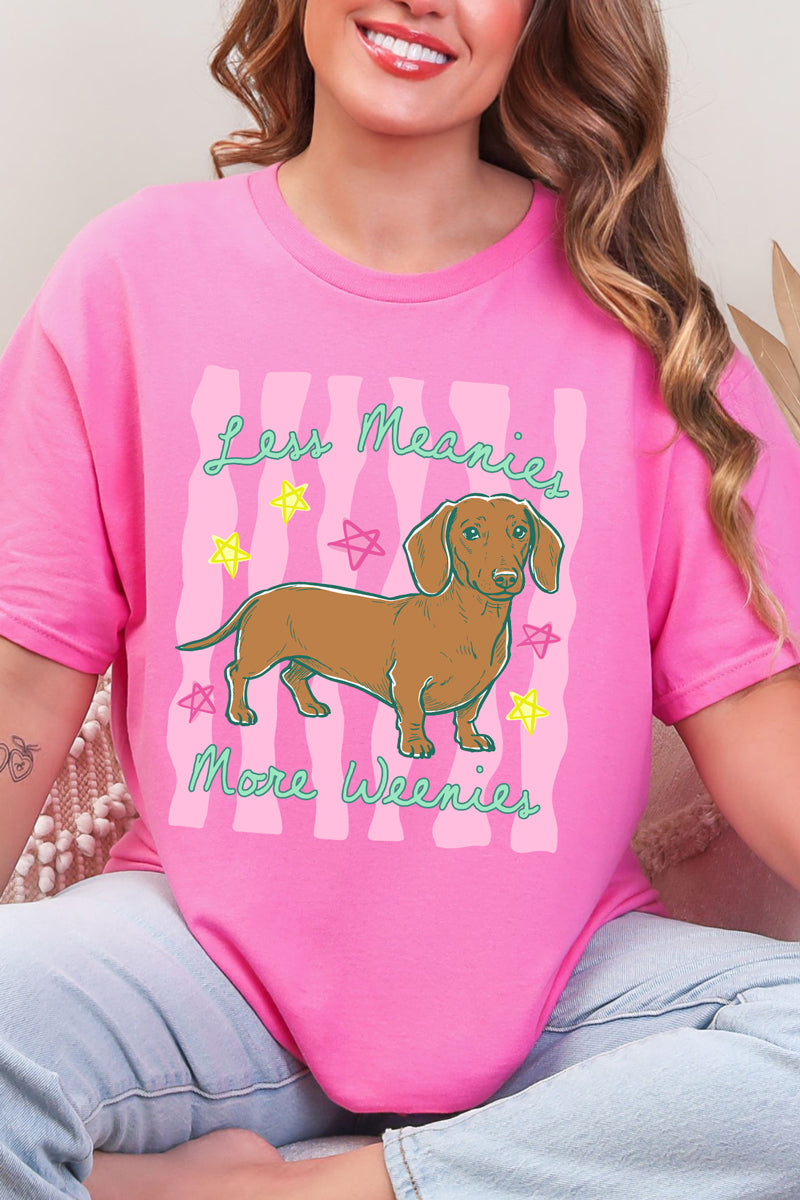 Less Meanies More Weenies Short Sleeve Relaxed Fit T-Shirt product image 3