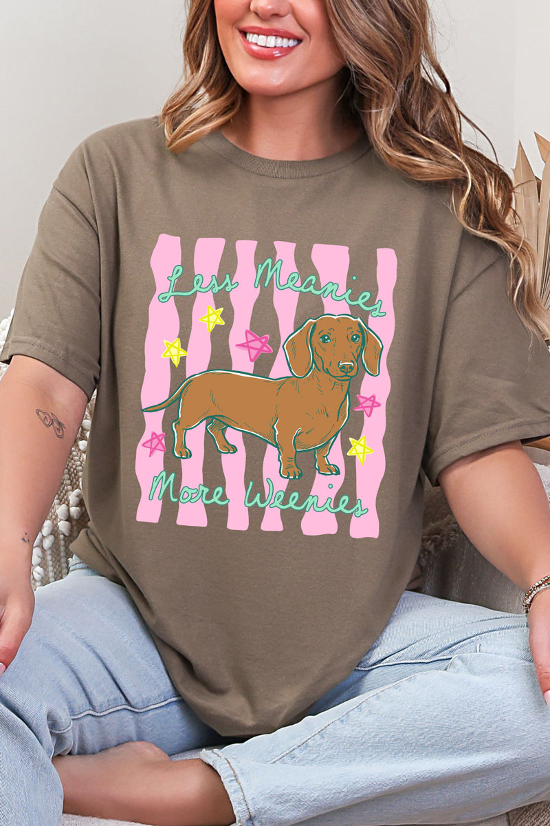 Less Meanies More Weenies Short Sleeve Relaxed Fit T-Shirt product image 4