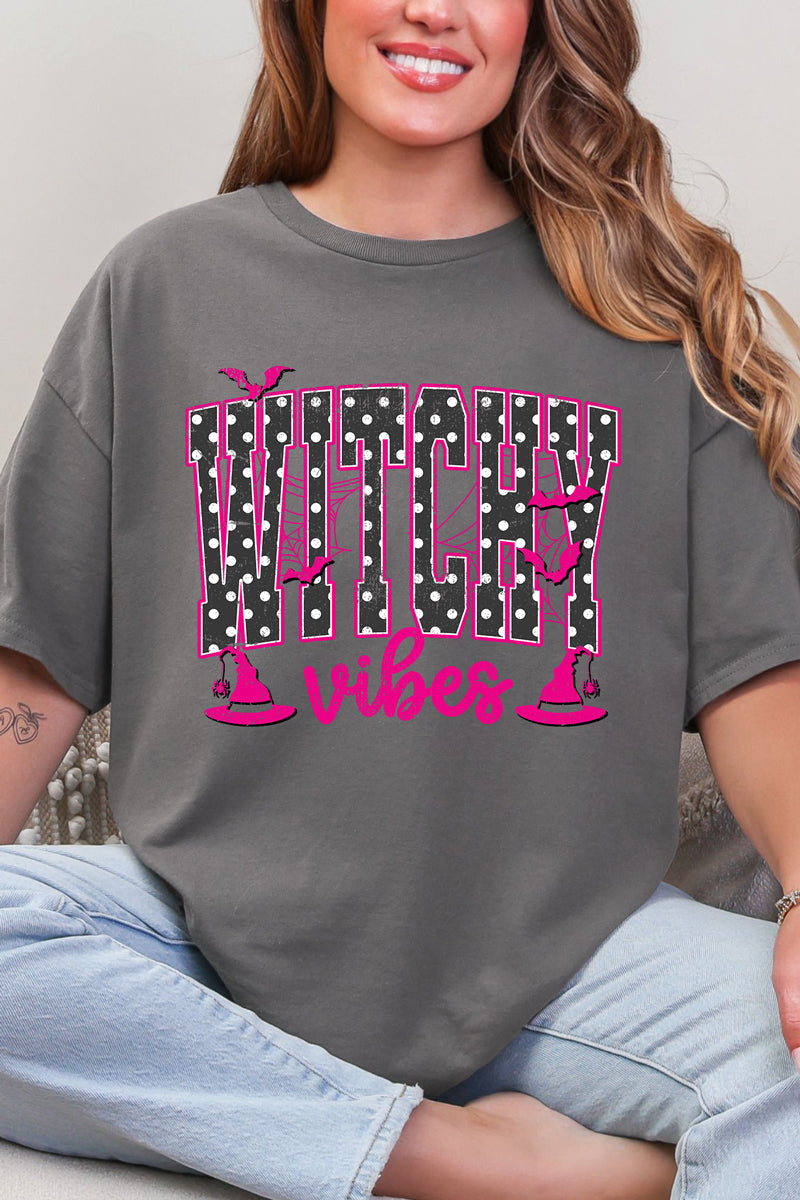 Dotted Witchy Vibes Short Sleeve Relaxed Fit T-Shirt product image 5
