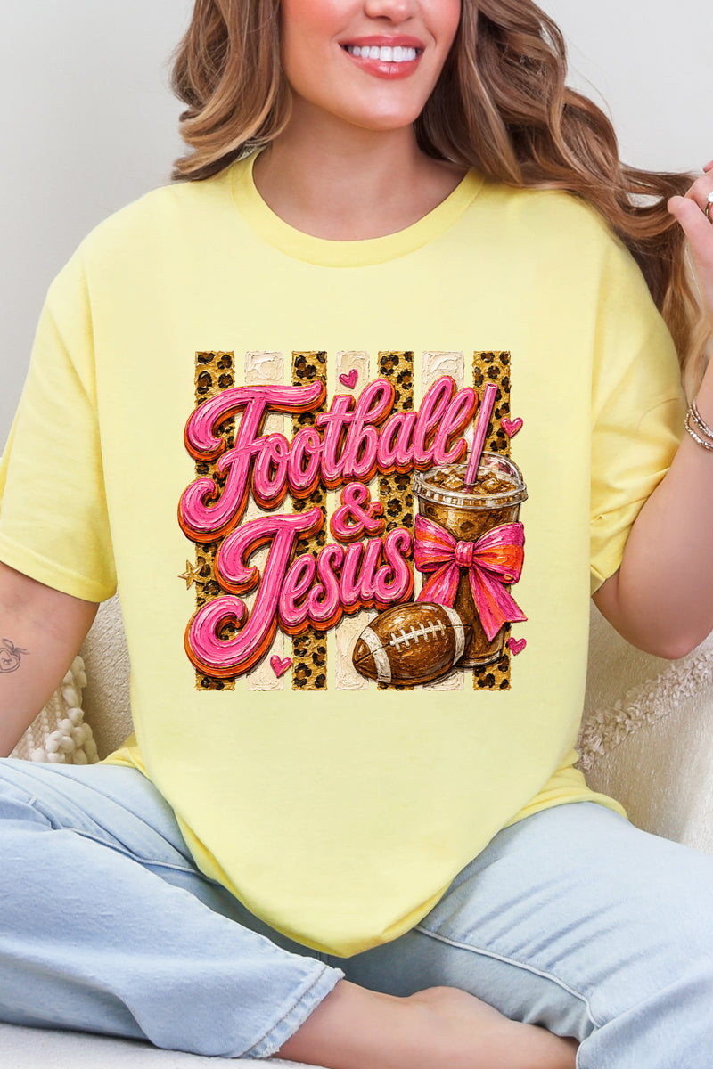Pink Painted Football & Jesus Short Sleeve Relaxed Fit product image 5