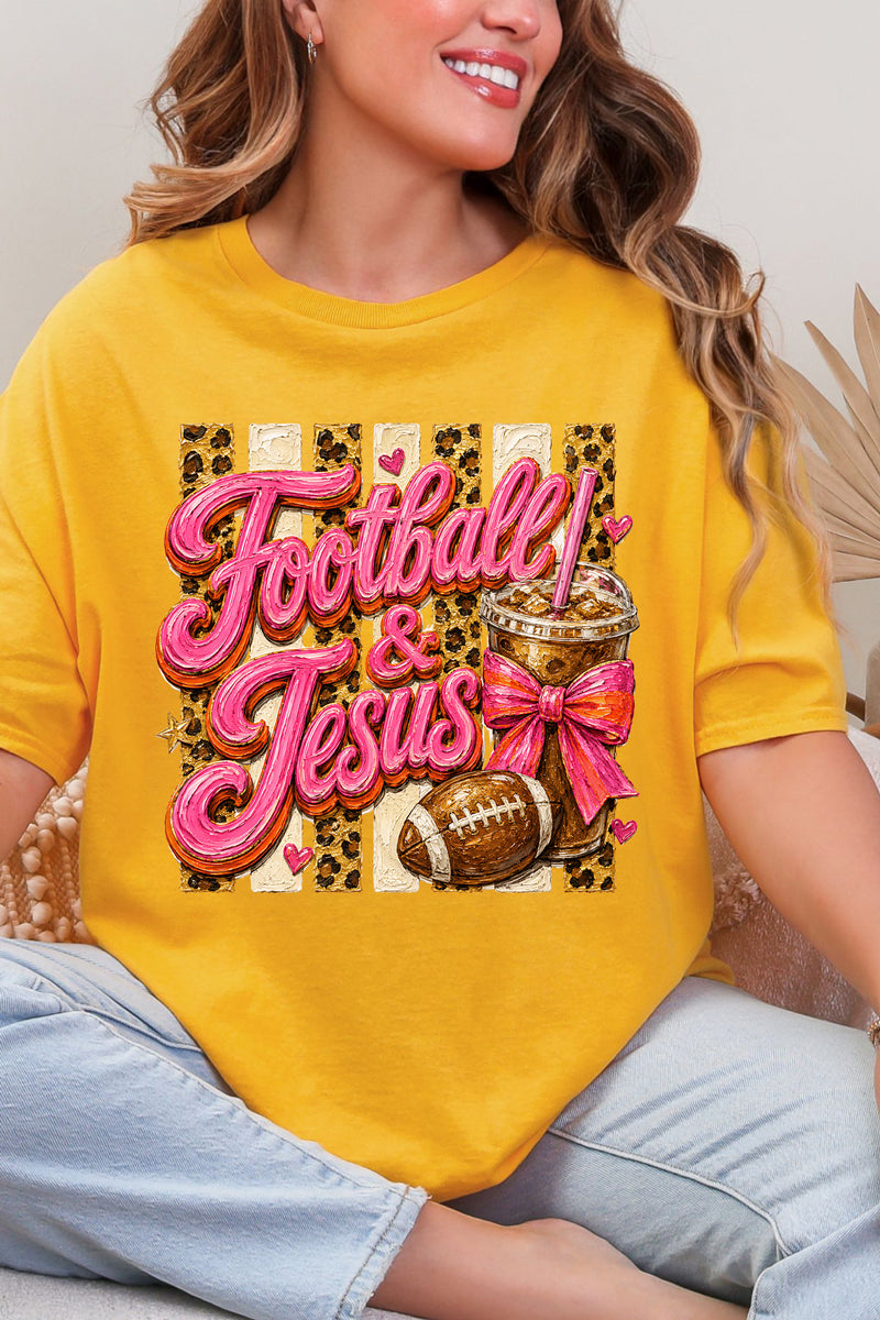 Pink Painted Football & Jesus Short Sleeve Relaxed Fit product image 6