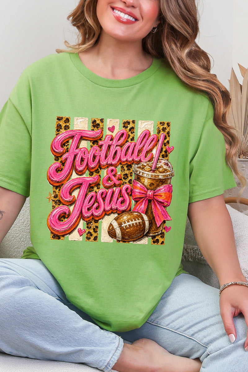 Pink Painted Football & Jesus Short Sleeve Relaxed Fit product image 10