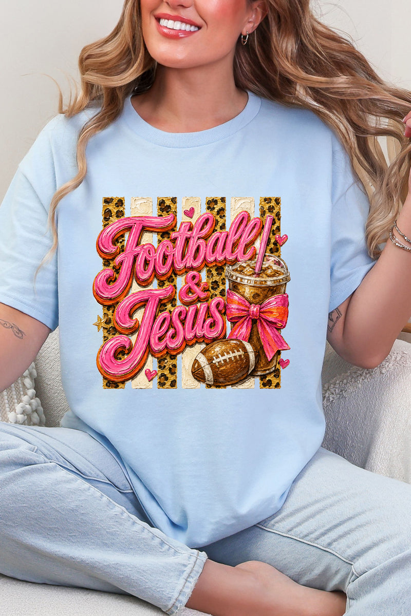 Pink Painted Football & Jesus Short Sleeve Relaxed Fit product image 7