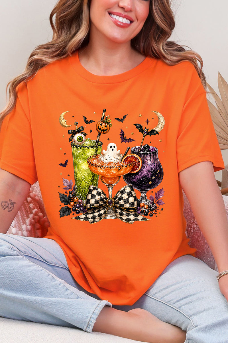 Creepy Cocktails Short Sleeve Relaxed Fit T-Shirt product image 1
