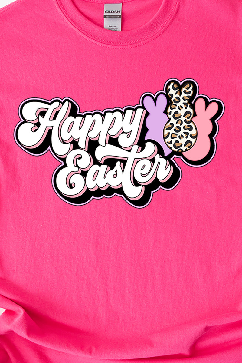 Outline Groovy Happy Easter Short Sleeve Relaxed Fit T-Shirt product image 2