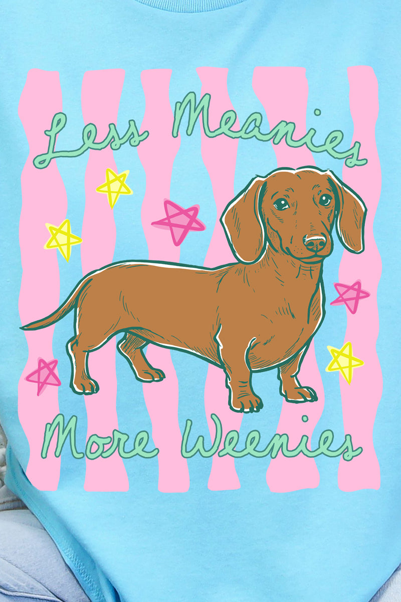 Less Meanies More Weenies Short Sleeve Relaxed Fit T-Shirt product image 2