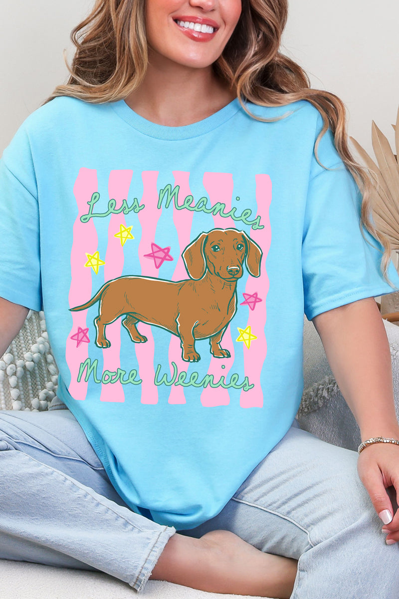Less Meanies More Weenies Short Sleeve Relaxed Fit T-Shirt product image 1