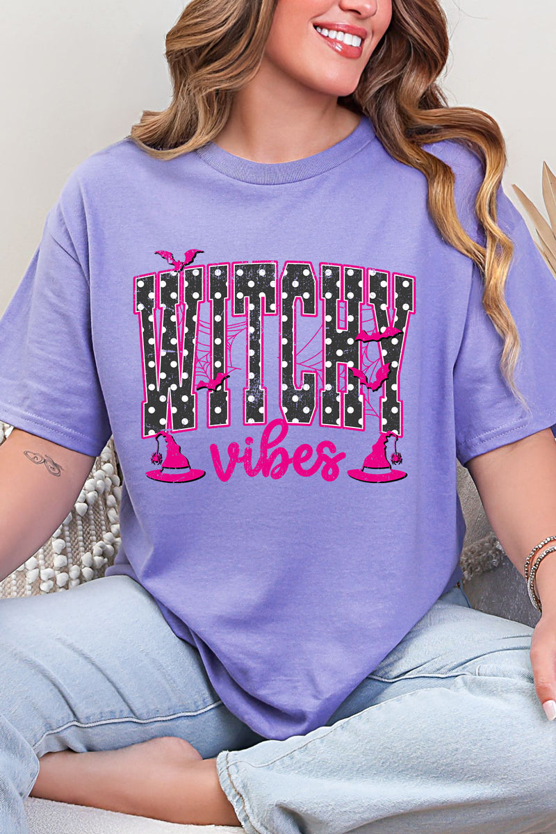 Dotted Witchy Vibes Short Sleeve Relaxed Fit T-Shirt product image 8