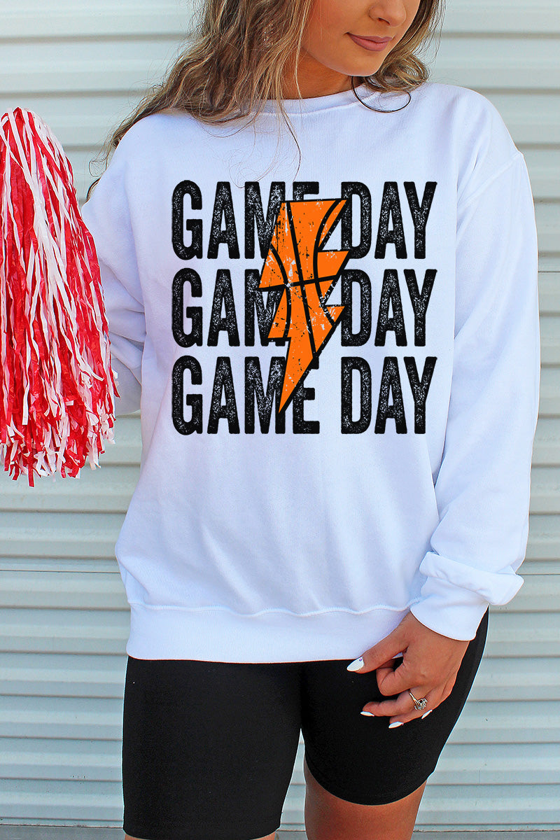 Basketball Stacked Gameday Unisex NuBlend Crew Sweatshirt product image 1