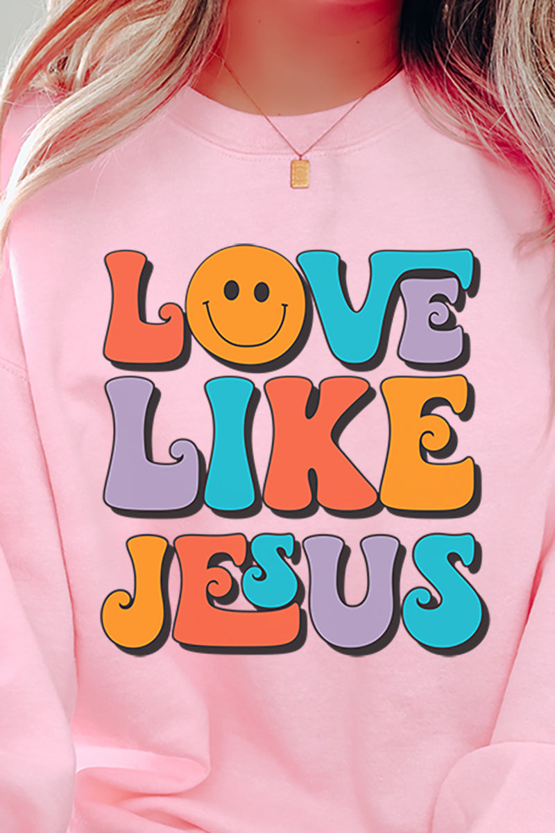 Bright Love Like Jesus Unisex NuBlend Crew Sweatshirt product image 2