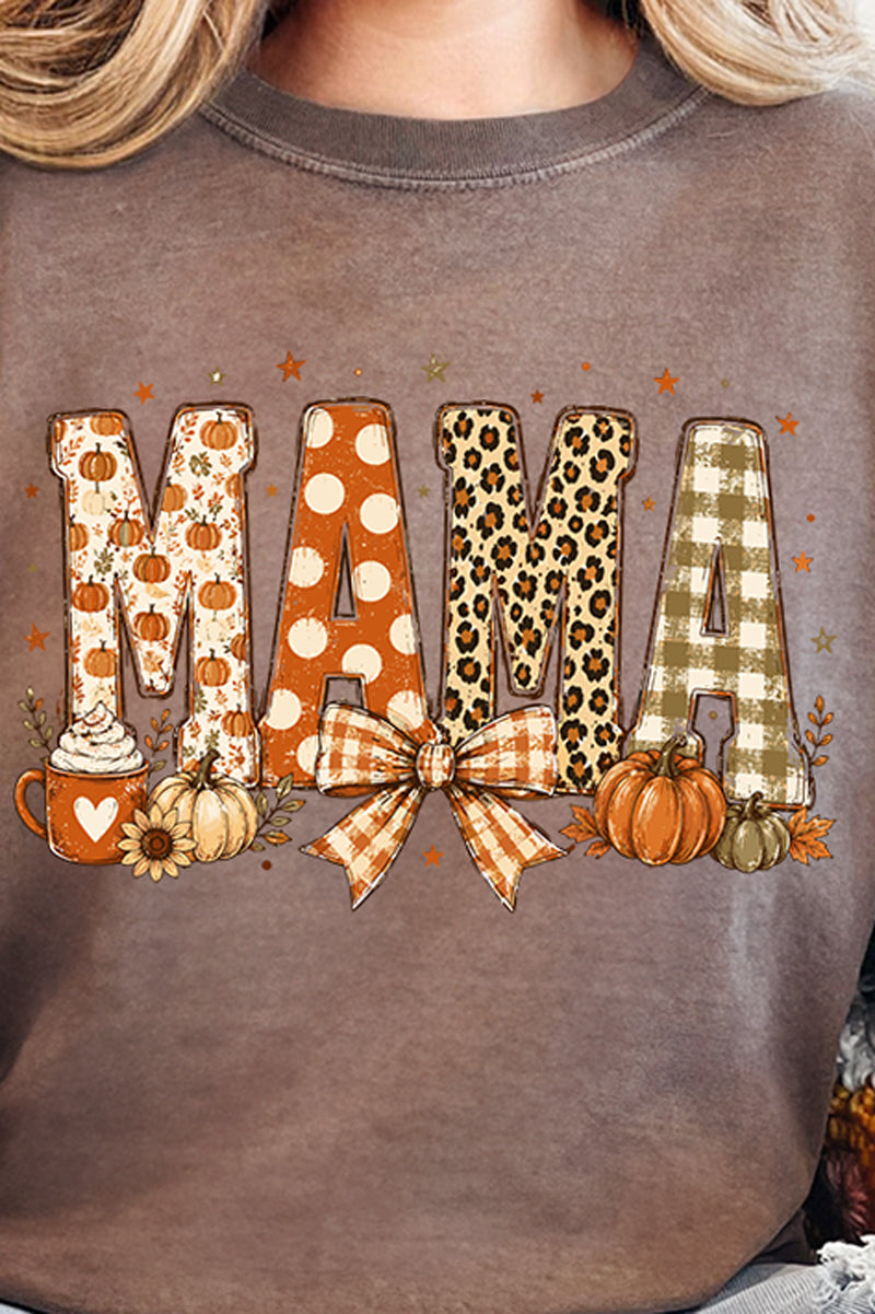 Pumpkin Spice Mama Comfort Colors Heavyweight Long T-Shirt product image 2