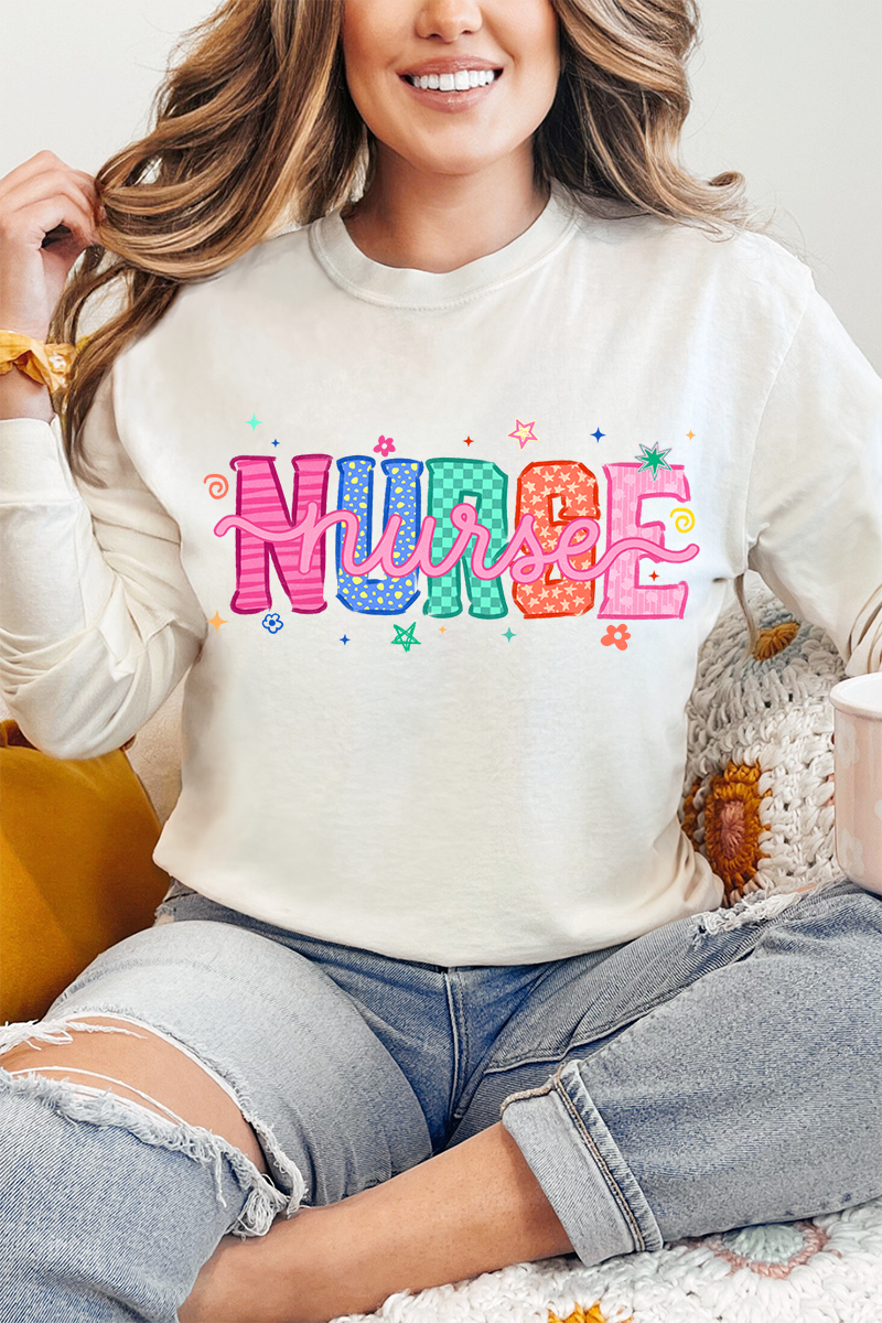 Nurse Energy Comfort Colors Heavyweight Long T-Shirt product image 7