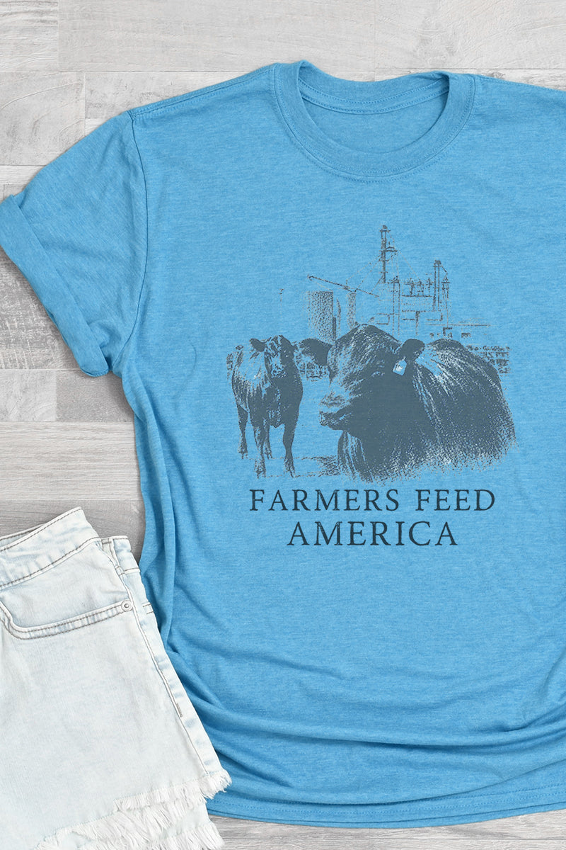 Farmers Feed America Softstyle Adult T-Shirt product image 1