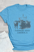 Farmers Feed America Softstyle Adult T-Shirt product image 1