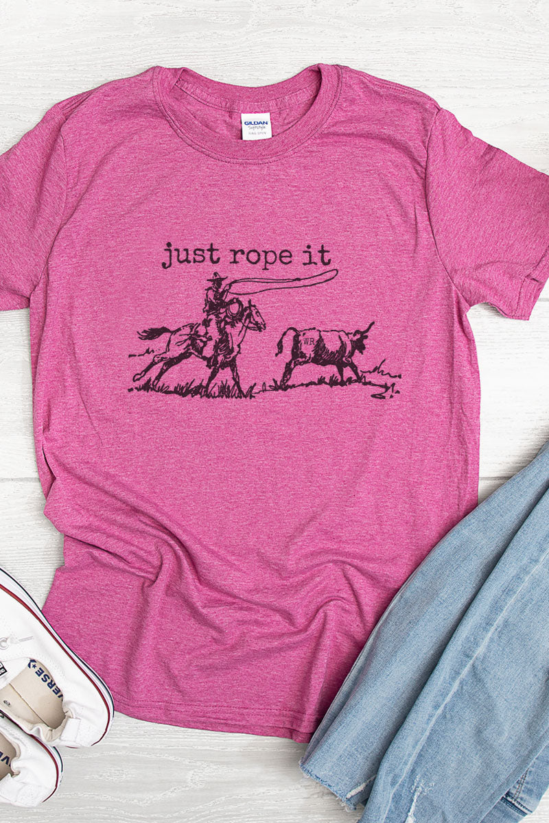 Cowboy Just Rope It Softstyle Adult T-Shirt product image 1