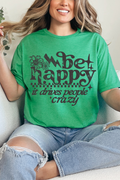 Black Be Happy Softstyle Adult T-Shirt product image 1
