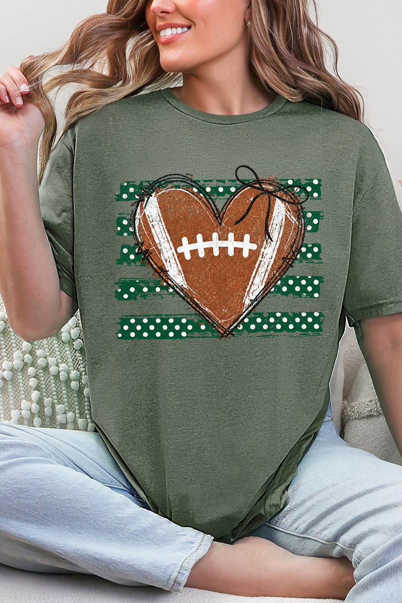 Green Football Sweetheart Softstyle Adult T-Shirt product image 1