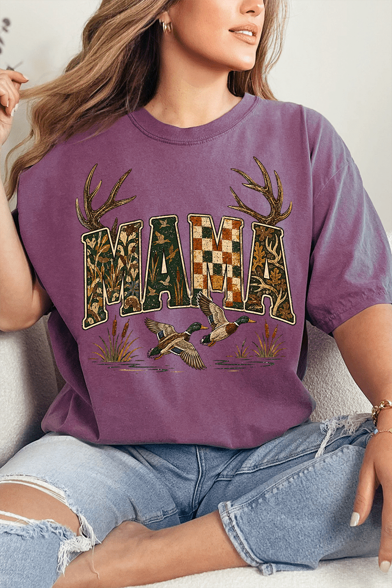 Woodland Mama Comfort Colors Adult Ring-Spun Cotton Tee