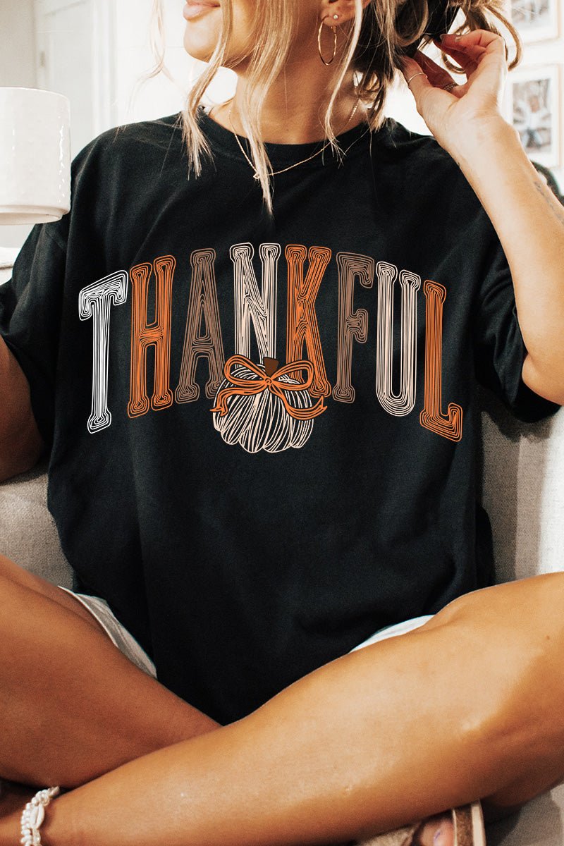 Thankful Sketch Comfort Colors Adult Ring-Spun Cotton Tee