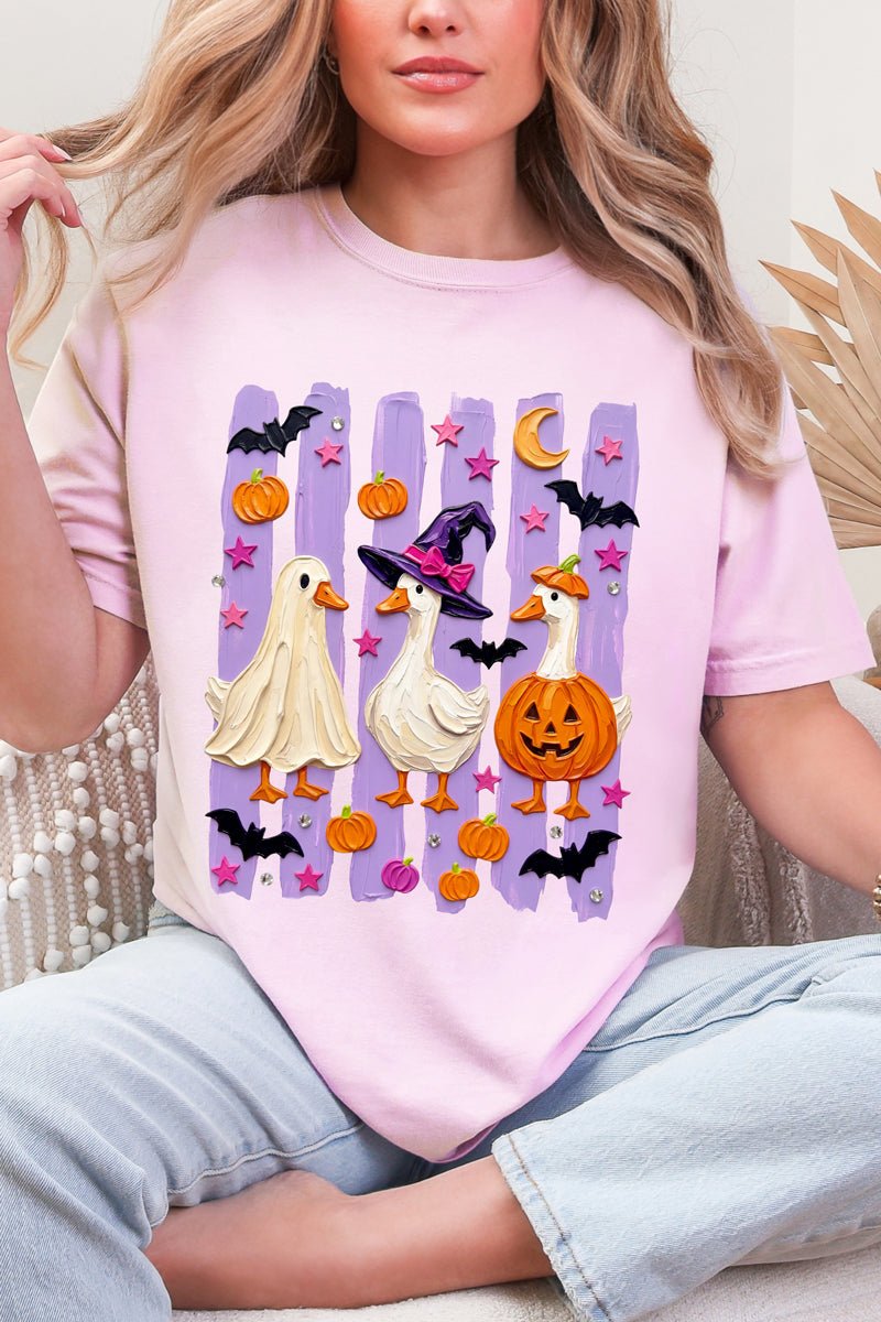 Quack-O-Lantern Crew Comfort Colors Adult Ring-Spun Cotton Tee