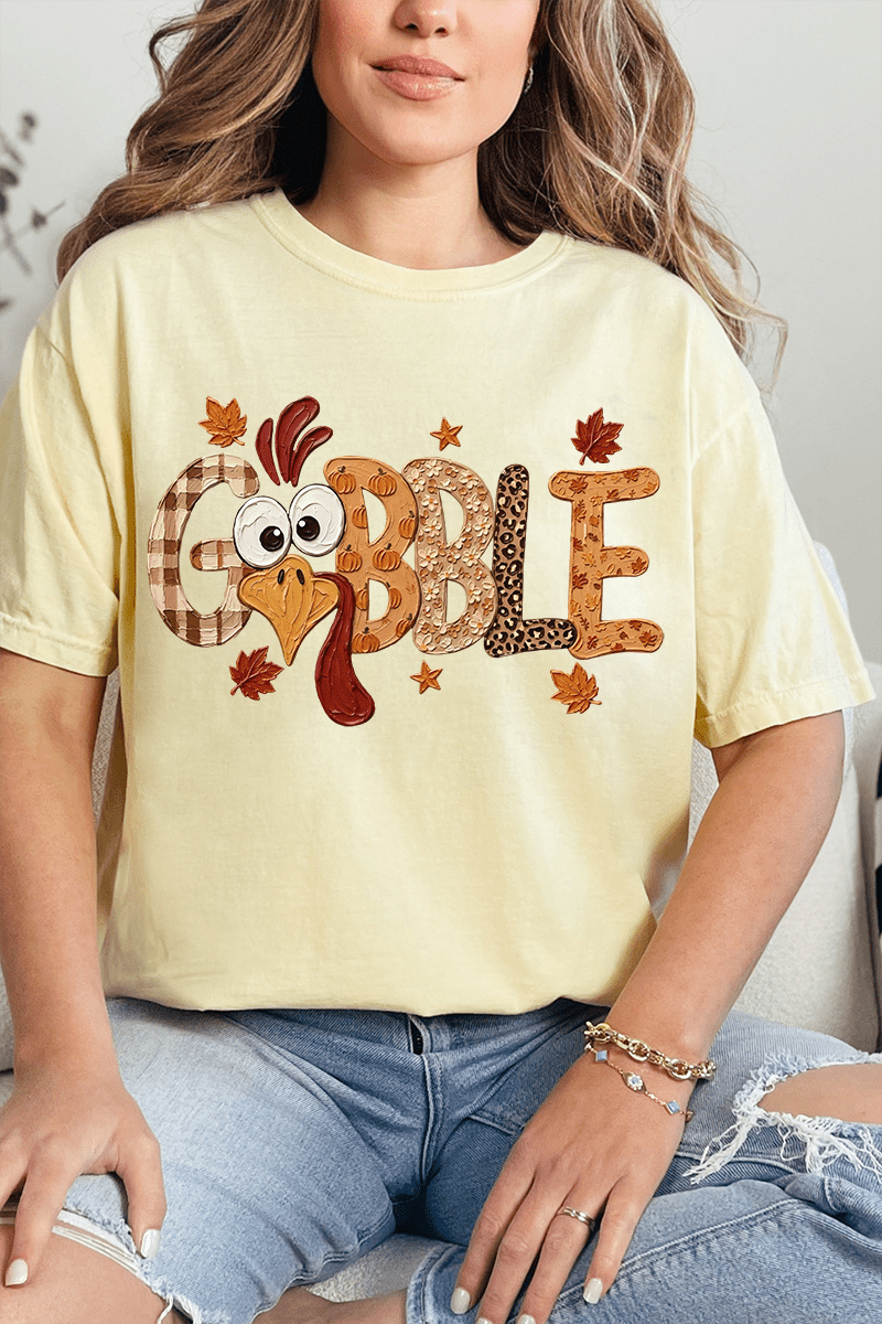 Gobble Season Comfort Colors Adult Ring-Spun Cotton Tee