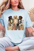 Puppy Patch Dog Mama Comfort Colors Adult Ring-Spun Cotton Tee