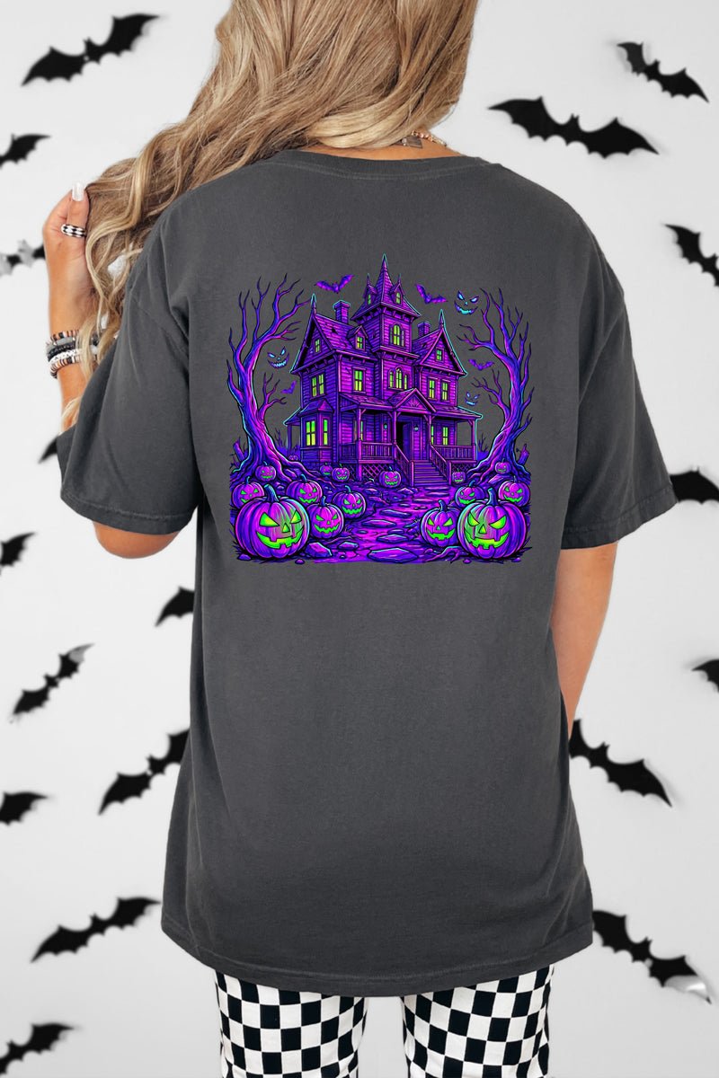 Neon Nightmare Full Front & Back Design Comfort Colors Adult Ring-Spun Cotton Tee