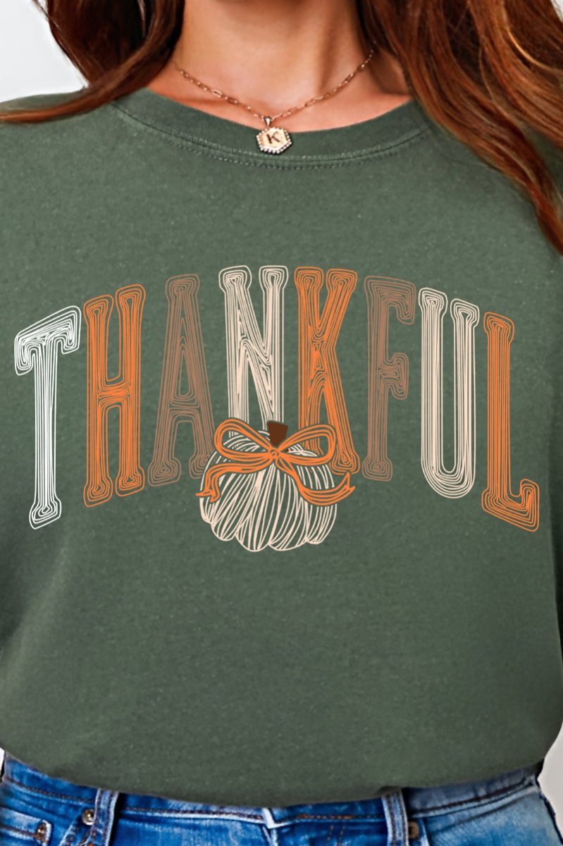Thankful Sketch Comfort Colors Adult Ring-Spun Cotton Tee