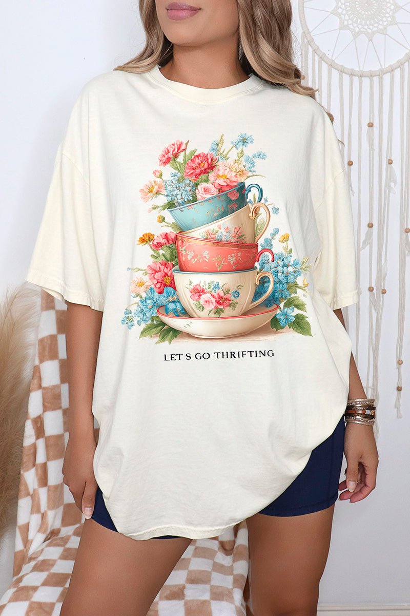 Let's Go Thrifting Comfort Colors Adult Ring-Spun Cotton Tee