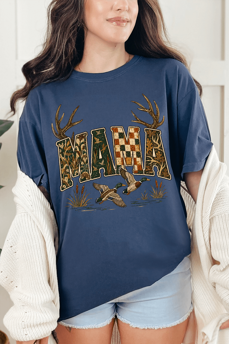 Woodland Mama Comfort Colors Adult Ring-Spun Cotton Tee