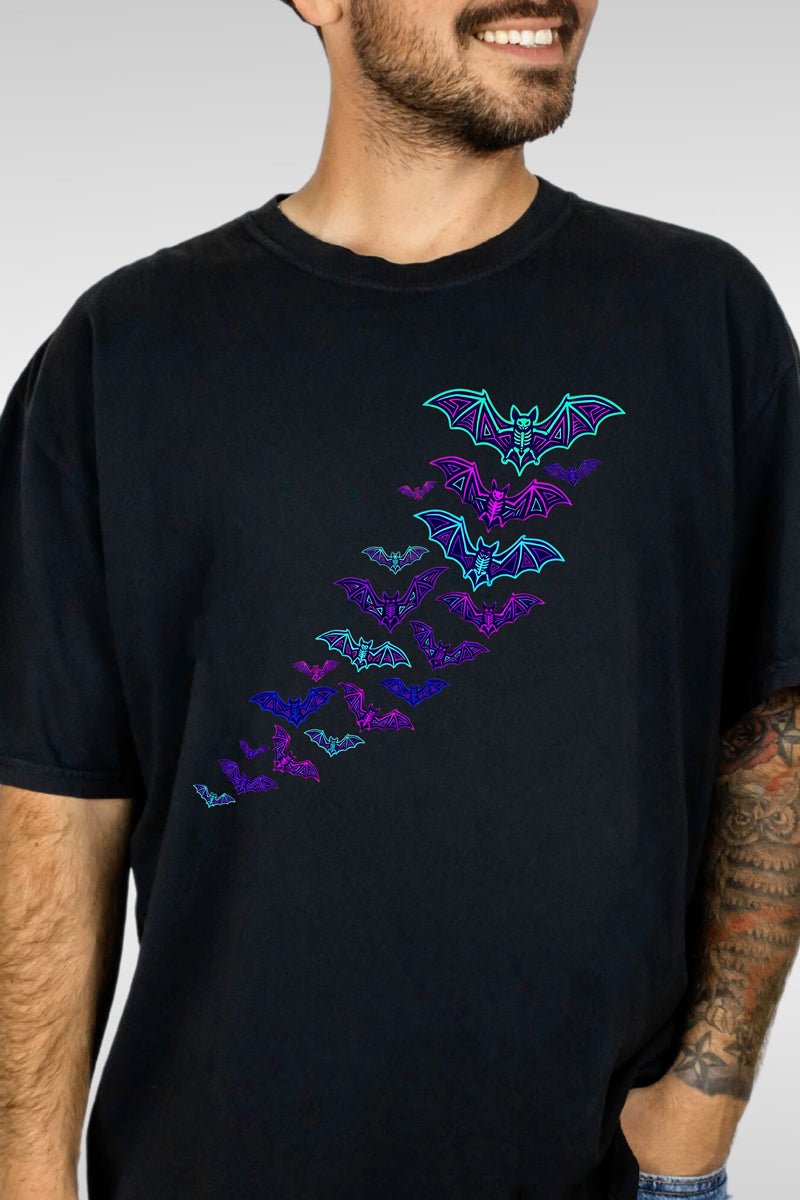 Neon Nightmare Full Front & Back Design Comfort Colors Adult Ring-Spun Cotton Tee