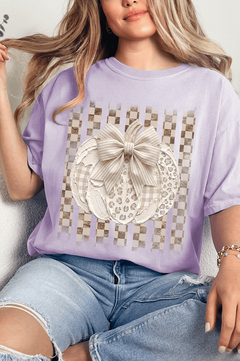 Painted Pumpkin Latte Comfort Colors Adult Ring-Spun Cotton Tee