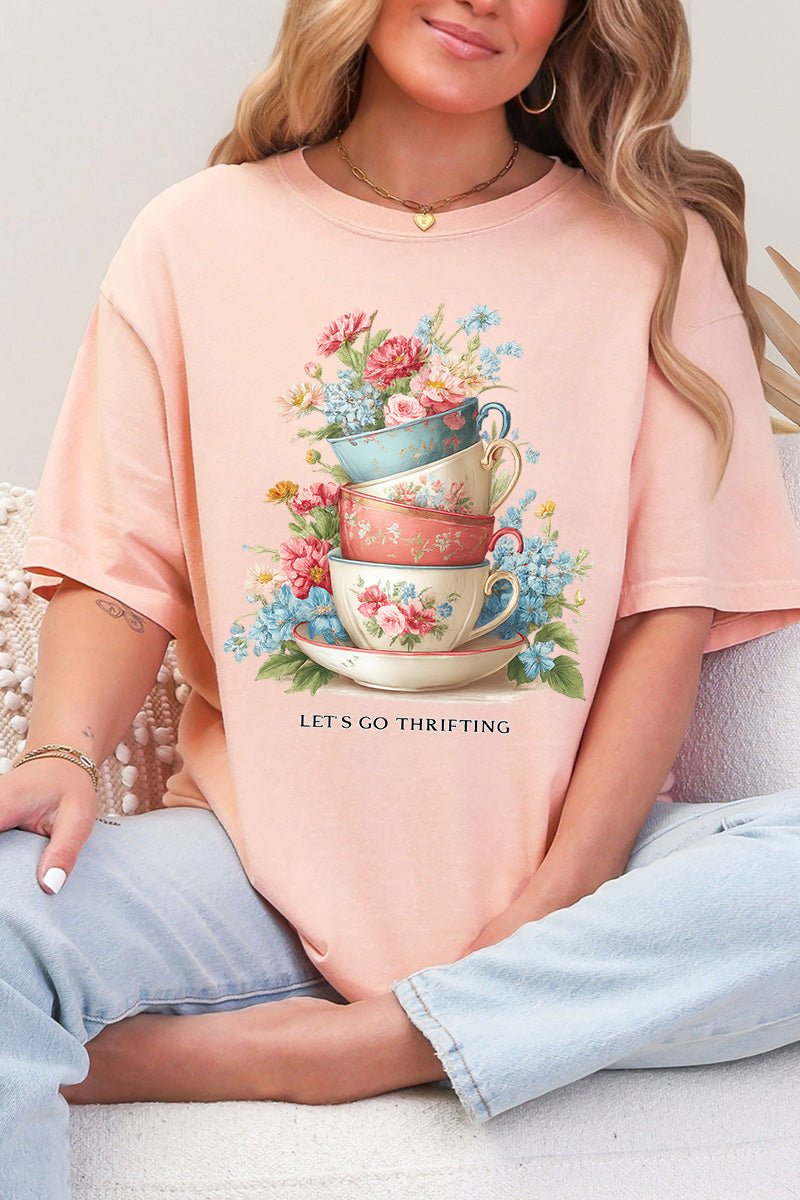Let's Go Thrifting Comfort Colors Adult Ring-Spun Cotton Tee