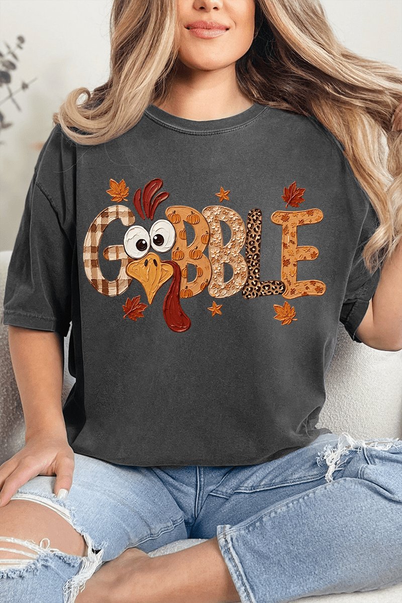 Gobble Season Comfort Colors Adult Ring-Spun Cotton Tee
