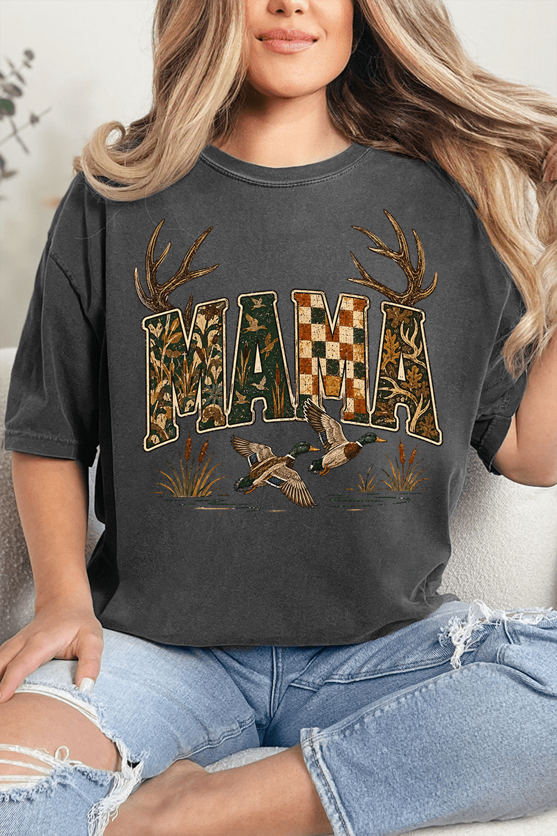 Woodland Mama Comfort Colors Adult Ring-Spun Cotton Tee