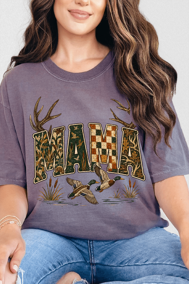 Woodland Mama Comfort Colors Adult Ring-Spun Cotton Tee