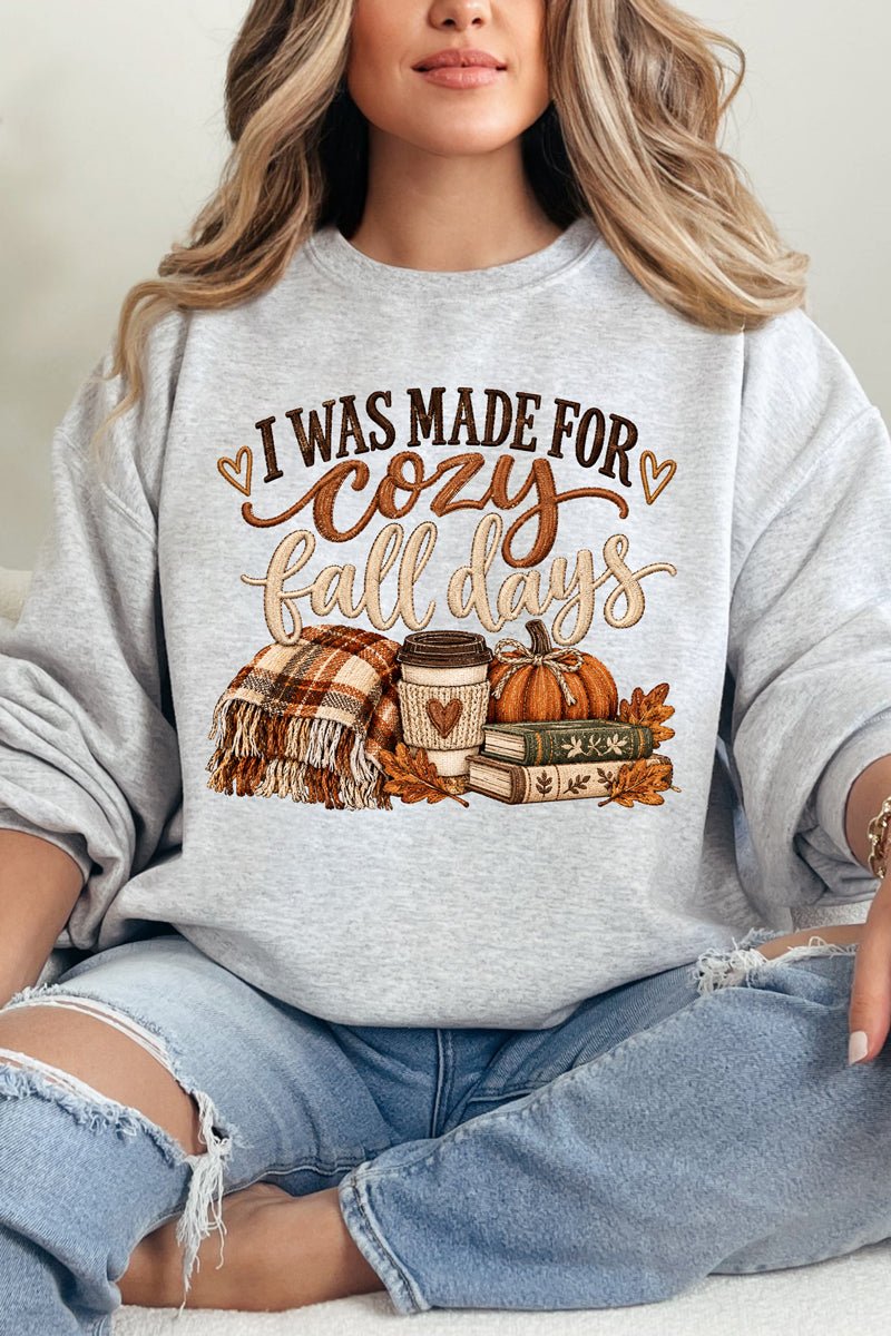 Cozy Fall Essentials Heavy Blend Crew Sweatshirt product image 3