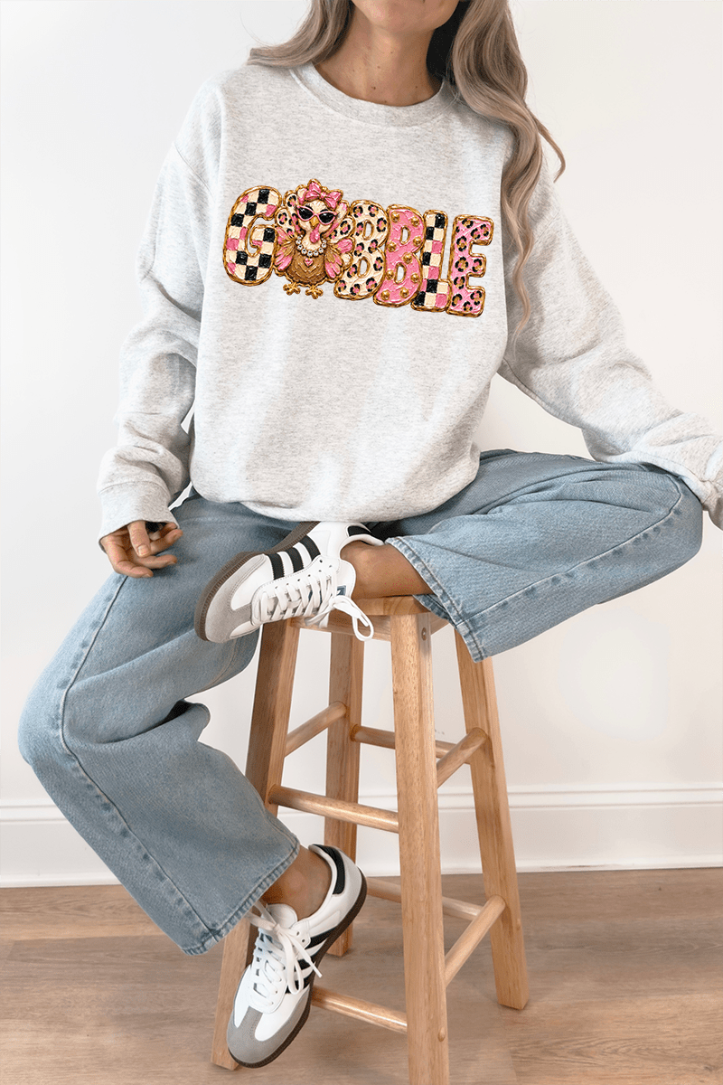 Gobble & Glam Heavy Blend Crew Sweatshirt product image 3