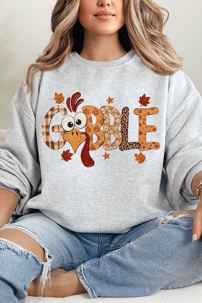 Gobble Season Heavy Blend Crew Sweatshirt product image 3