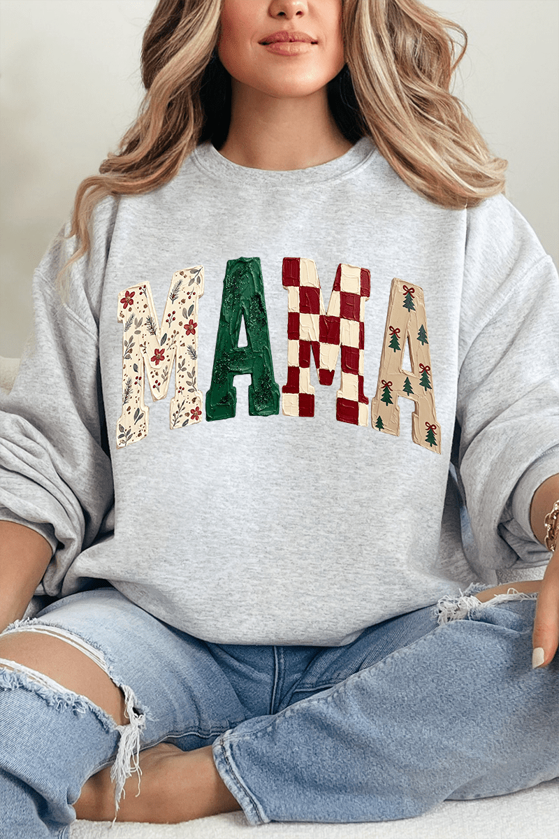 Merry Mama Mix Heavy Blend Crew Sweatshirt product image 3